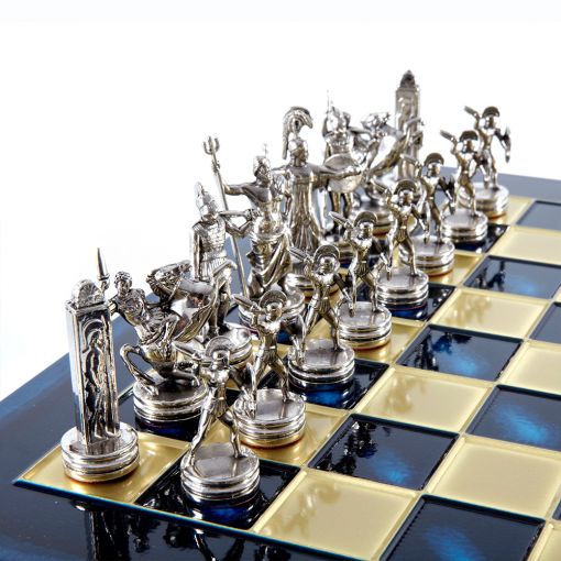 Šah Komplet Borba Bogova - Plavi 36cm