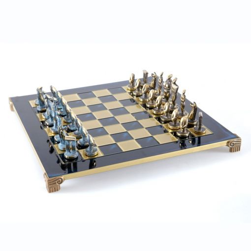 Šah Komplet Kikladske figure - Plavi 28cm