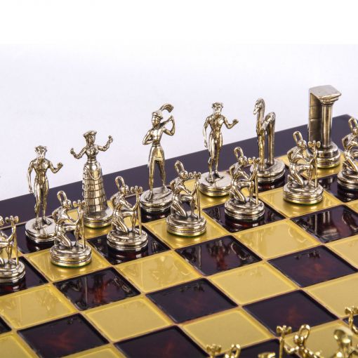 Šah Komplet Minojski Ratnik - Bordo 36cm