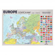 Greb Mapa Evrope V2- na engleskom