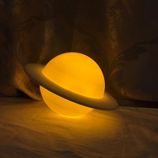 3D Saturn Lampa 14cm