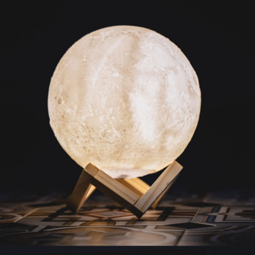 3D Mesec Lampa 18 cm