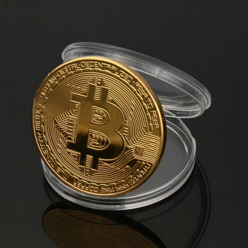 Bitcoin Novčić Zlatni