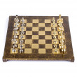 Šah Komplet - Metal Klasik Braon 36cm