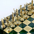 Šah Komplet Grčka Mitologija Zeleni 36cm