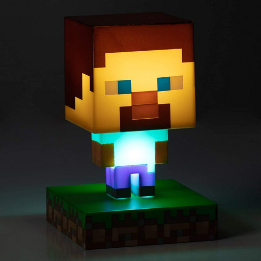 Minecraft Steve Lampa