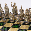 Šah Komplet Grčko Rimsko Carstvo Zeleni 44cm