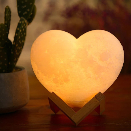 3D Srce Lampa 18cm