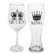 Čaše Za Parove King & Queen