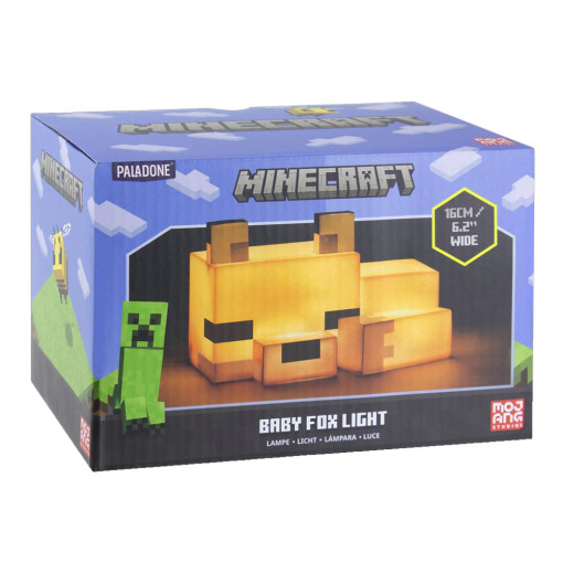 Minecraft Baby Fox Lampa