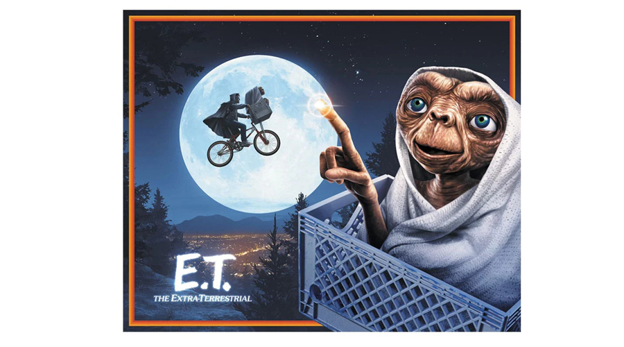 ET Puzzle Over The Moon