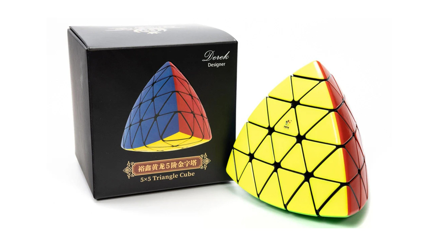 Yuxin Huanglong Pyraminx 5x5 Stickerless