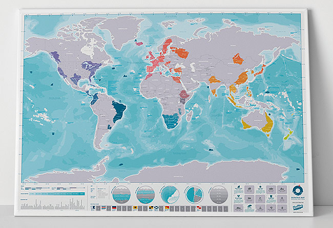 Okeani greb mapa sveta