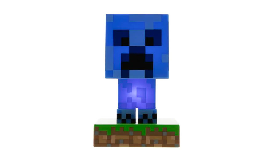 Minecraft ice Charged Creeper Lampa