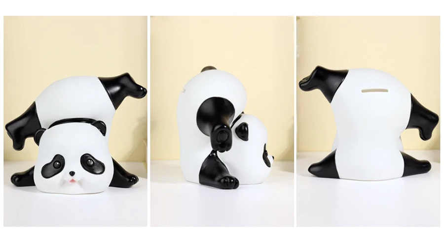 Razigrana panda koja je ustvari kasica za štednju