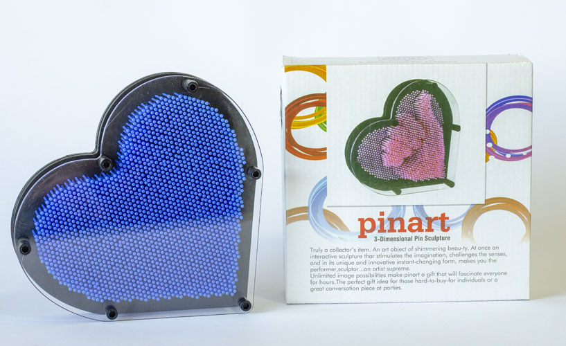 Pin art srce za pravljenje oblika u plavoj boji