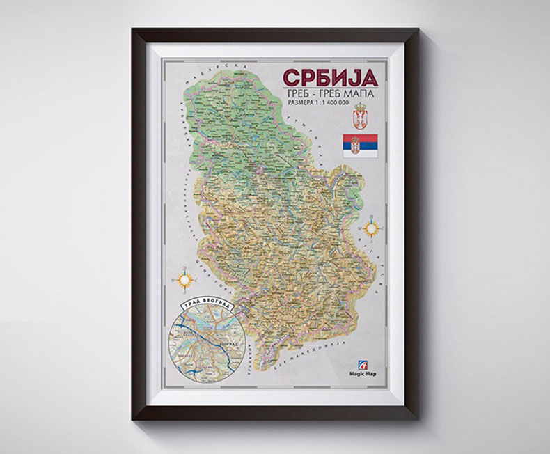 greb breg mapa Srbije