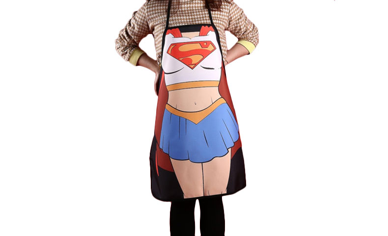 super girl apron